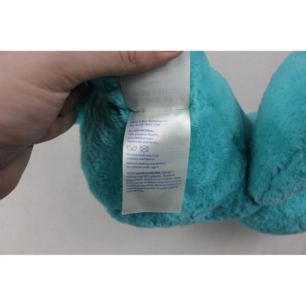 Build A Bear Toadally Teal Frog Plush 16